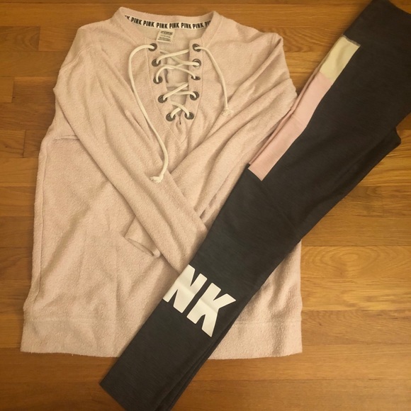 PINK shirt/leggings set